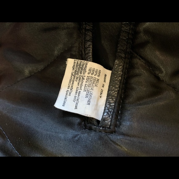 Armani Leather Biker jacket - Picture 4 of 7